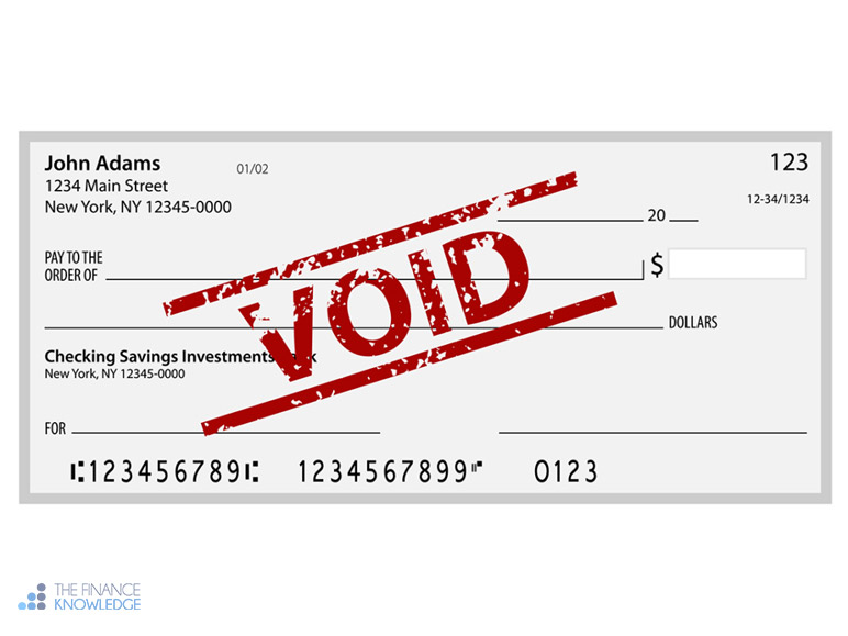How To Void A Check_